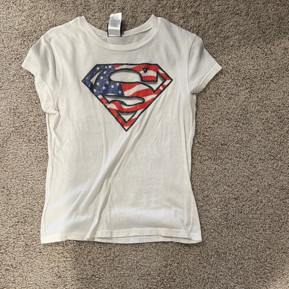 Supergirl White T-Shirt